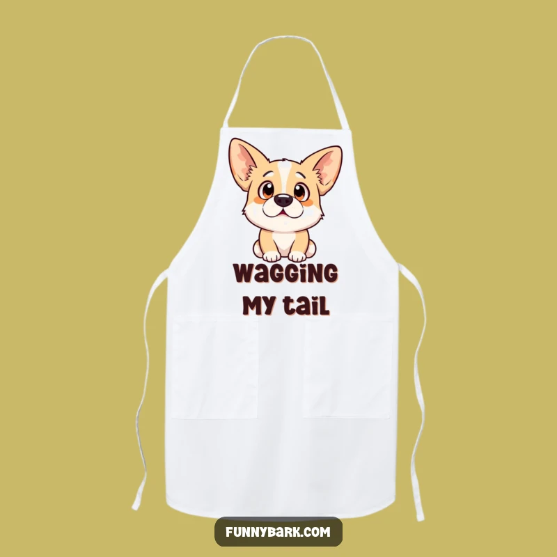 Funny Dog Apron: Cook with Surprise and a Playful Pup