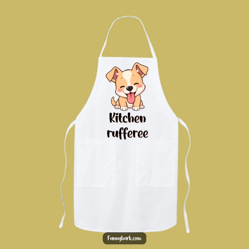 Funny Dog Barking Apron: Cook Up Some Laughter in the Kitchen!