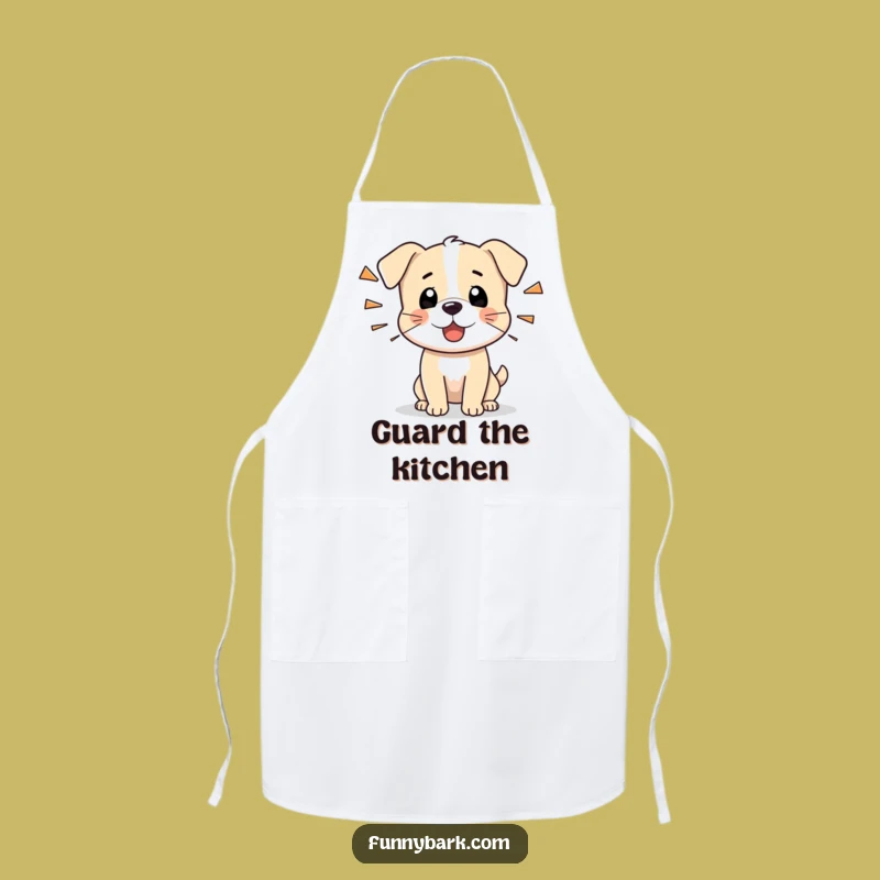 Funny Tiny Dog Apron: Kitchen Alert, Perfect Humorous Cookwear
