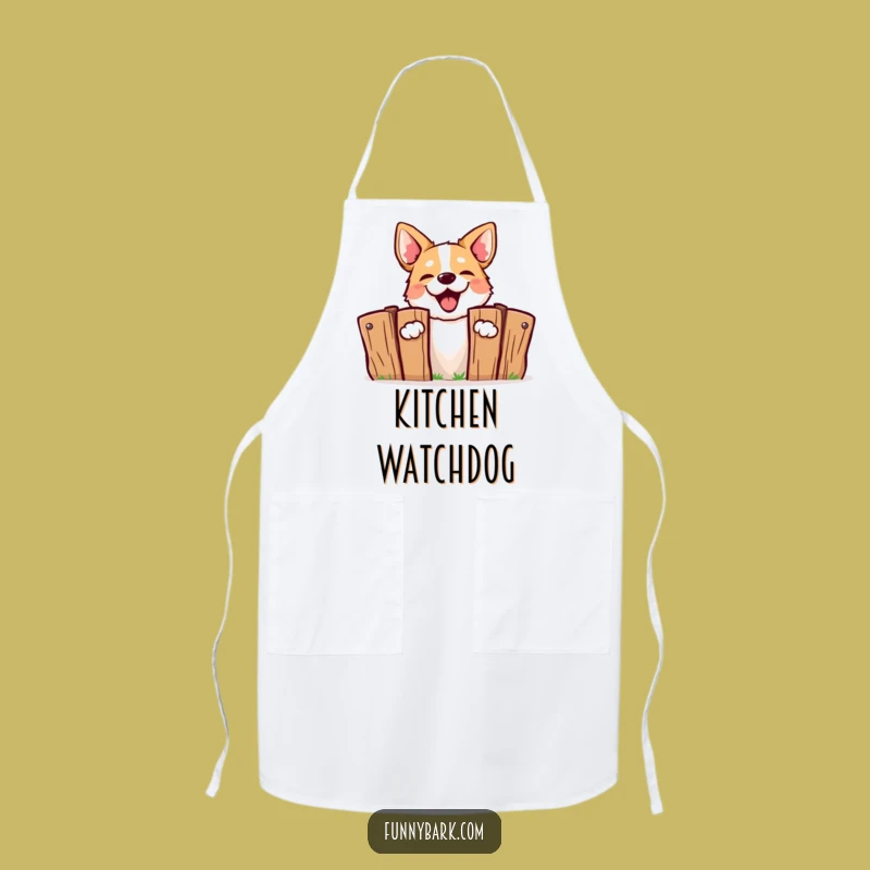 Funny Barking Dog Apron - Energetic Pup Chef Gift