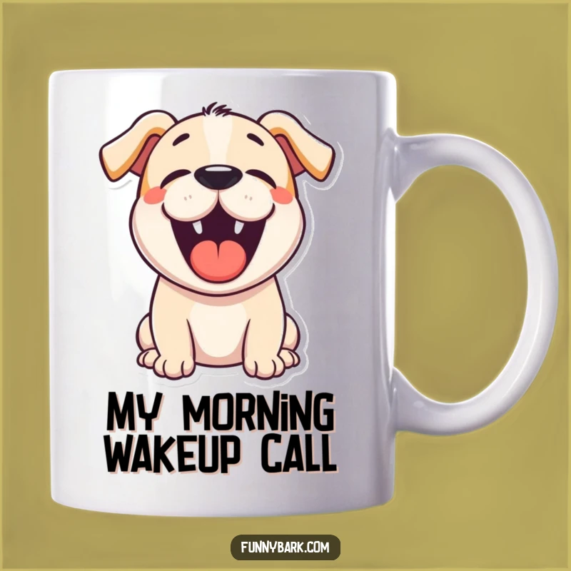 Funny Cartoon Dog Bark Mug: A Hilarious Gift for Dog Lovers, Full of Joyful Howls
