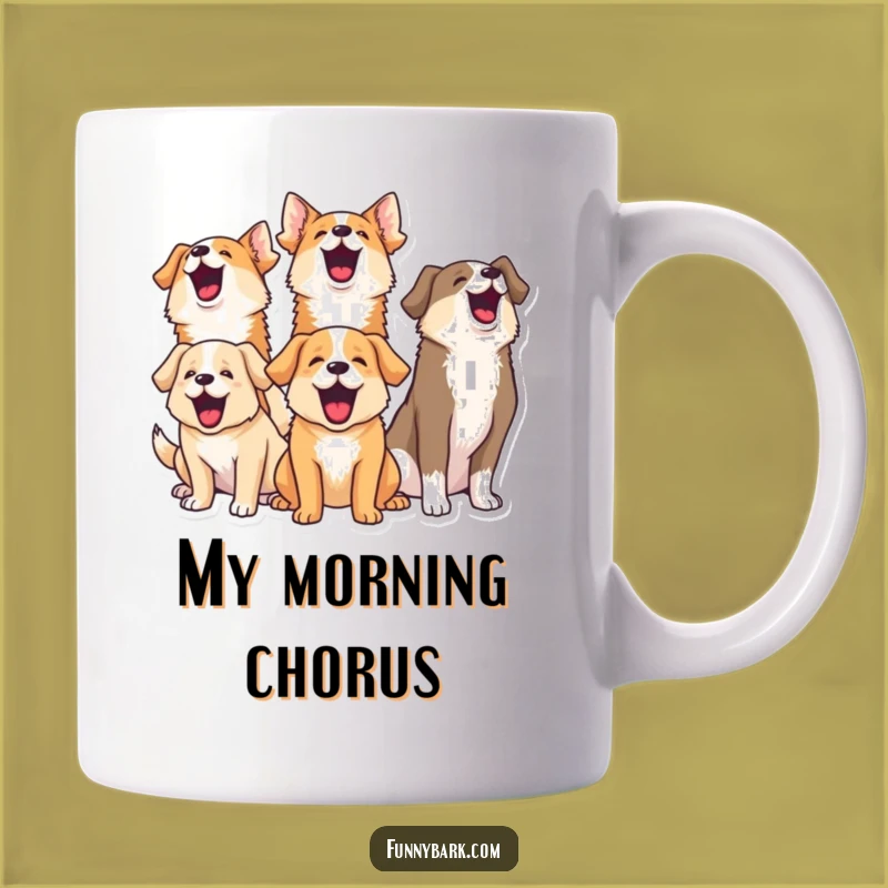 Funny Choir Dogs Barking Mug: A Hilarious Gift for Dog Lovers