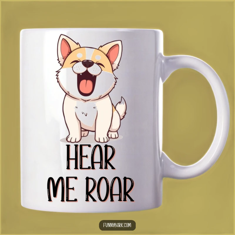 Funny Guard Dog Mug - Mighty Barker, Protective Canine Coffee Cup, Perfect Funny Gift