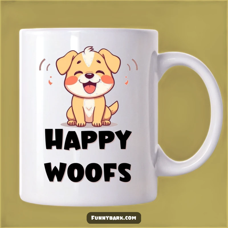 Funny Dog Barking Mug: Happy Pup Sounds, Great Gift for Loud Dog Lovers