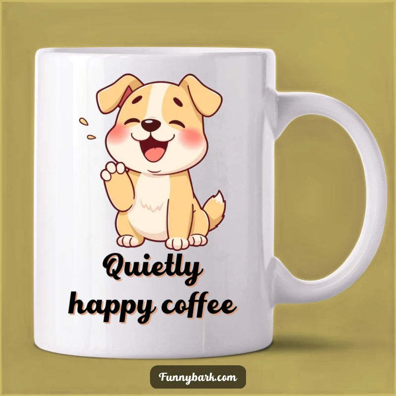 Funny Muffled Bark Dog Paw Mug: Adorable & Quietly Hilarious Gift