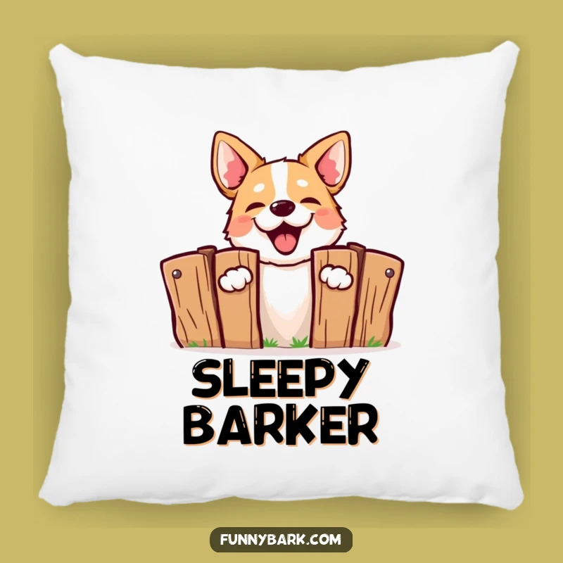 Funny Barking Dog Pillow - Energetic Pup Comfort