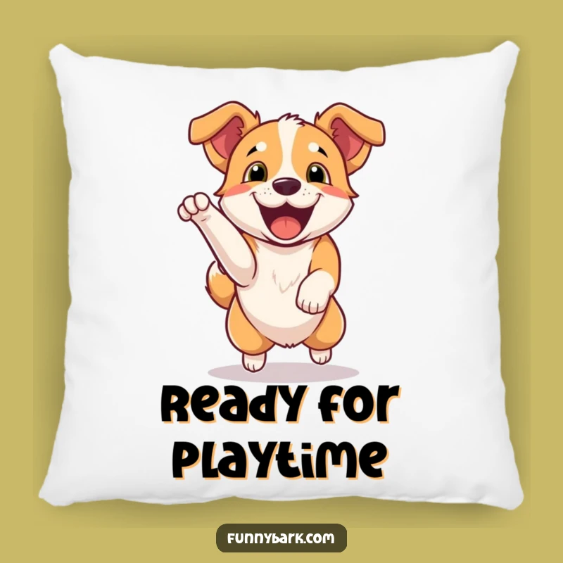 Funny Dog Jumping Pillow: Bounce into Comfort with a Happy Bark, Great Gift!