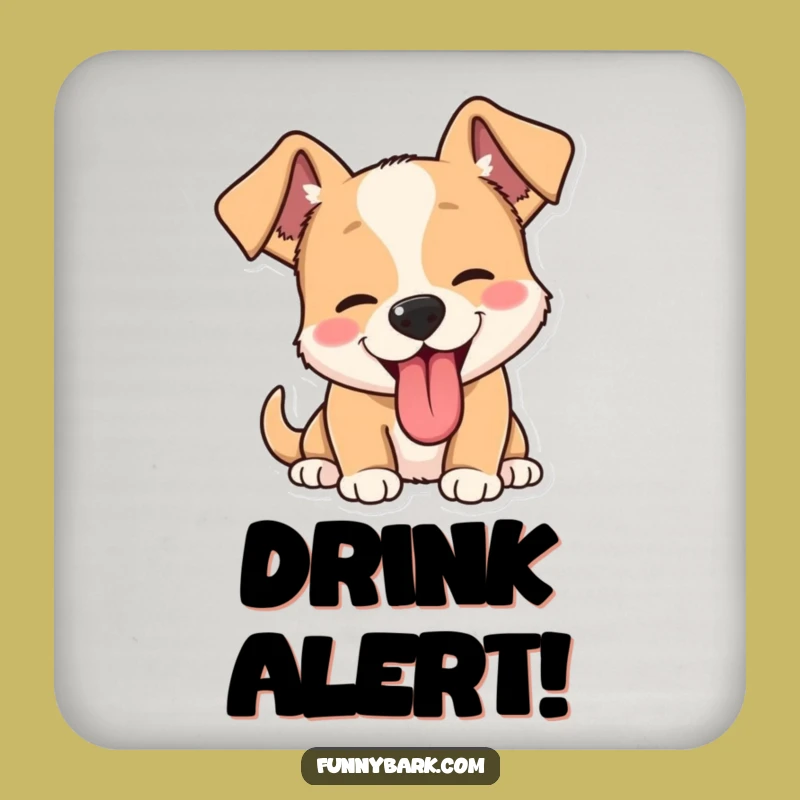 Funny Dog Barking Drink Coasters: Protect Surfaces with Canine Comedy!