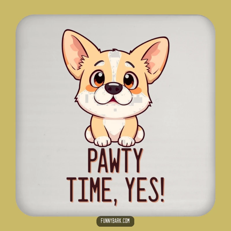 Funny Dog Drink Coaster: Protect Surfaces with Canine Surprise