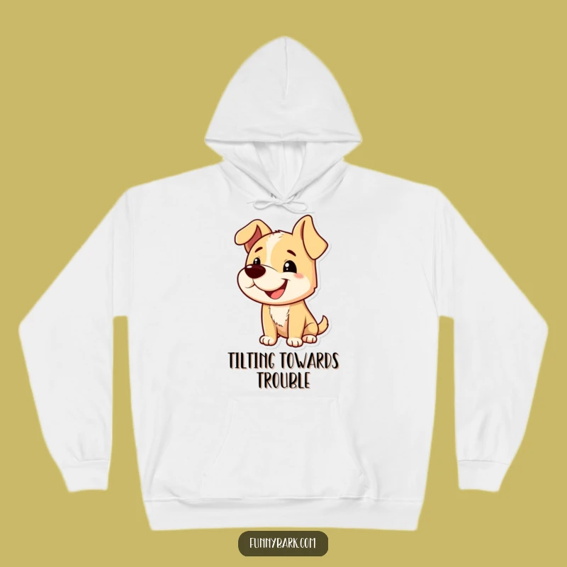 Funny Grinning Dog Hoodie - Cozy Up With Comedic Canine Charm