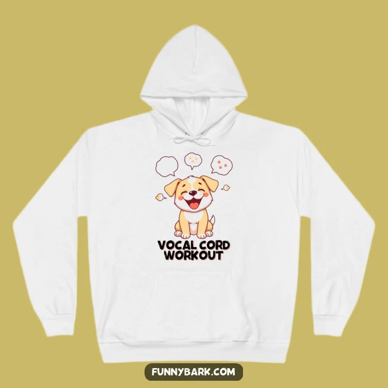 Funny Puppy Barking Hoodie Cozy Dog Lover Apparel The Perfect Humorous Gift