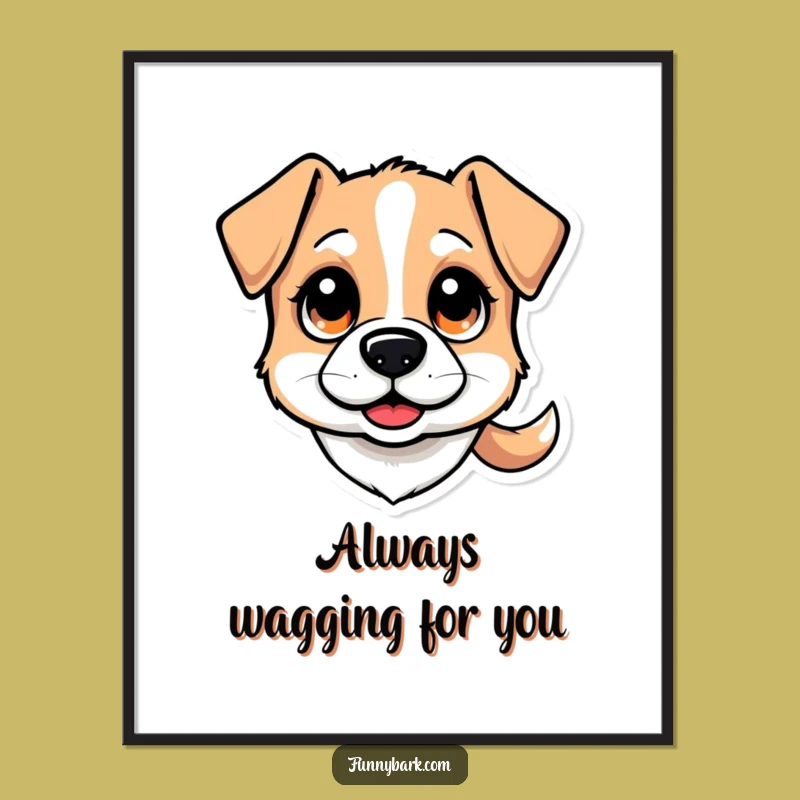 Free Printable Wall Art: Curious Dog Face, Humorous Downloadable Decor for Whimsical Spaces