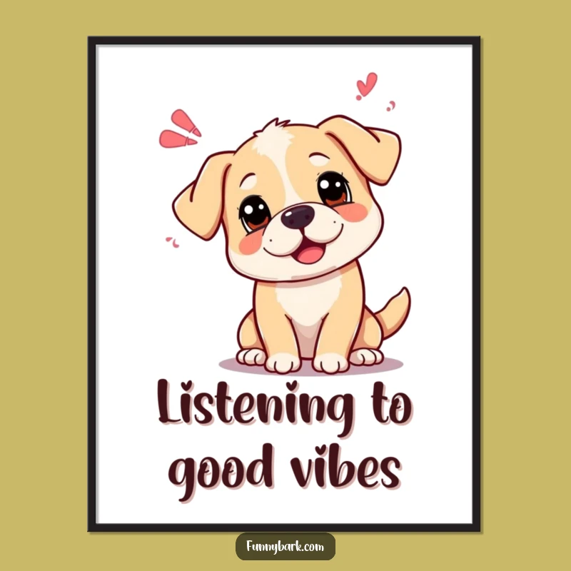 Free Printable Wall Art Dog Curiosity: Funny Tilted Head Dog Downloadable Decor