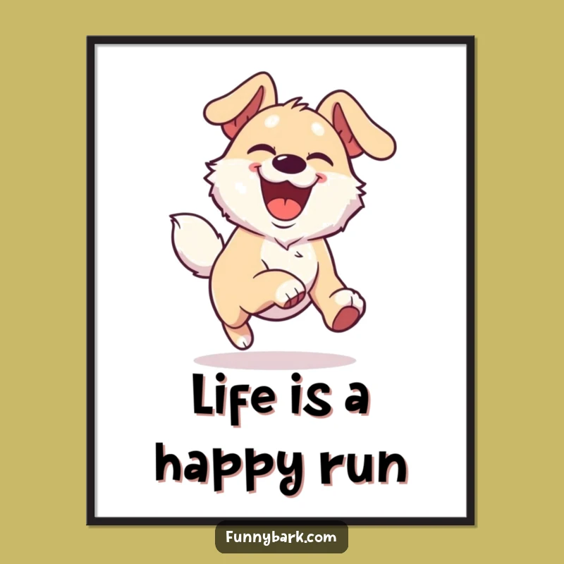 Free Printable Wall Art: Funny Dog Character Decor for an Energetic Home