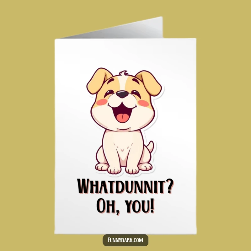Free Printable Dog Birthday Card: Curious Bark Design for a Sweet, Funny Downloadable Gift