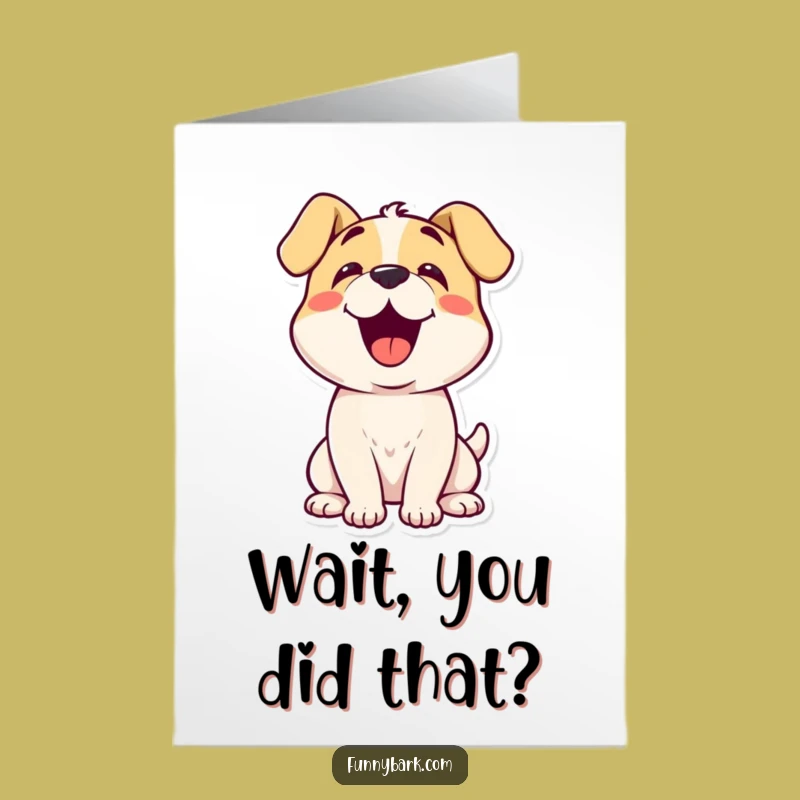 Free Printable Dog Congratulations Card: Curious Bark for Your Success Downloadable Gift