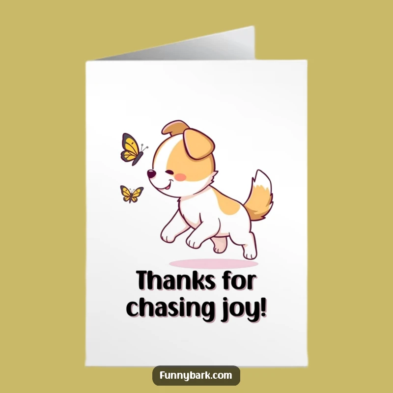 Free Printable Dog Thank You Card: Wagging Thanks for Your Kindness