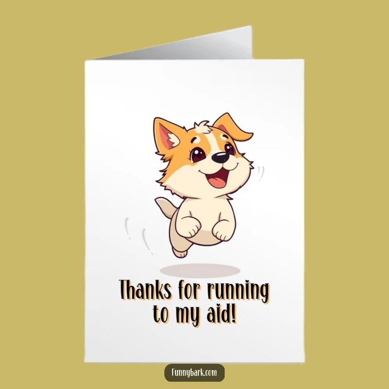 Free Printable Thank You Card: Speedy Bark Dog Thanks, Downloadable Humor Gift!