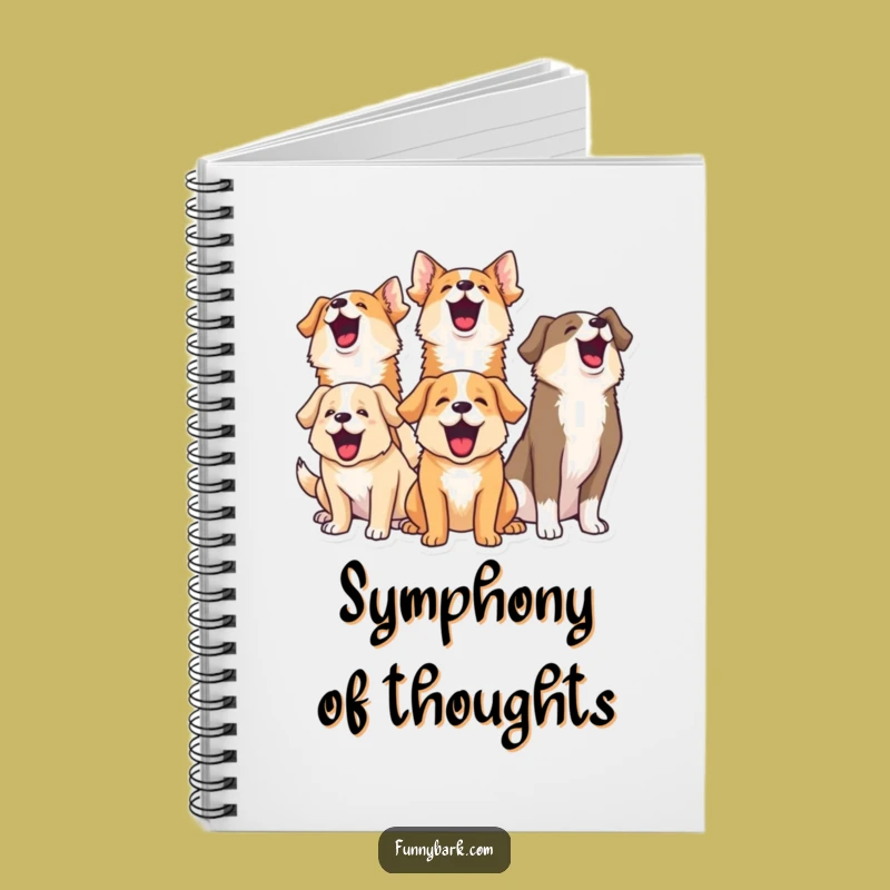 Funny Dog Barking Journal: Jot Down Ideas with Canine Merriment