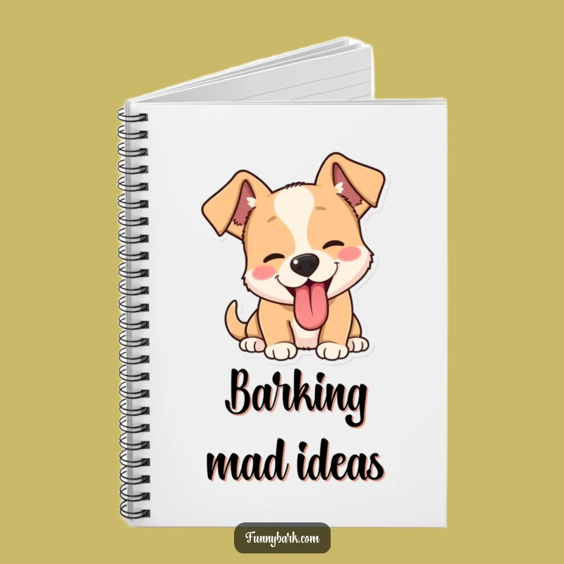 Funny Dog Barking Notebook: Jot Down Your Thoughts with Canine Comedy!