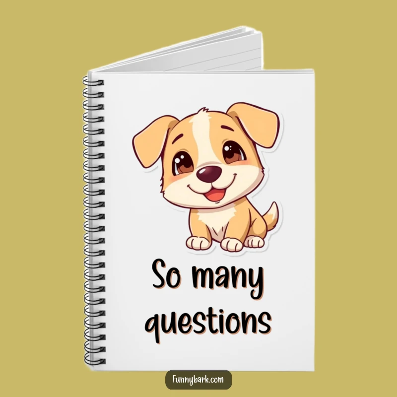 Funny Dog Notebook: Jot Down Ideas with This Curious Canine Journal Gift