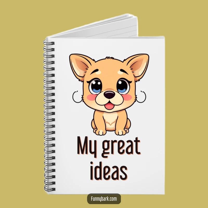 Funny Dog Proclamation Notebook - Expressive Journal