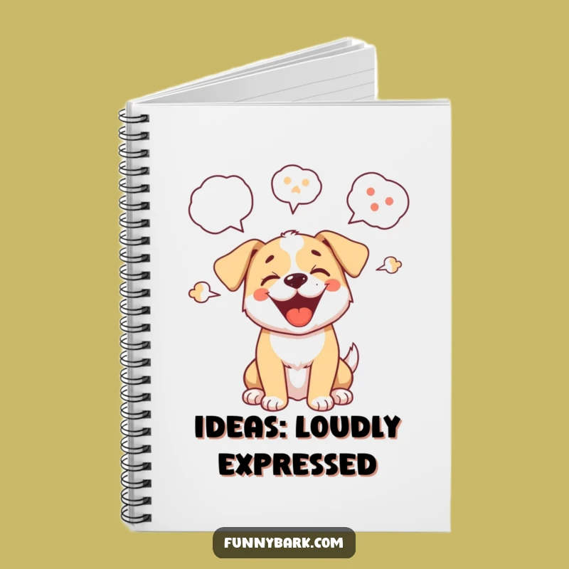 Funny Puppy Barking Notebook Journal for Dog Lovers A Hilarious Gift for Notes