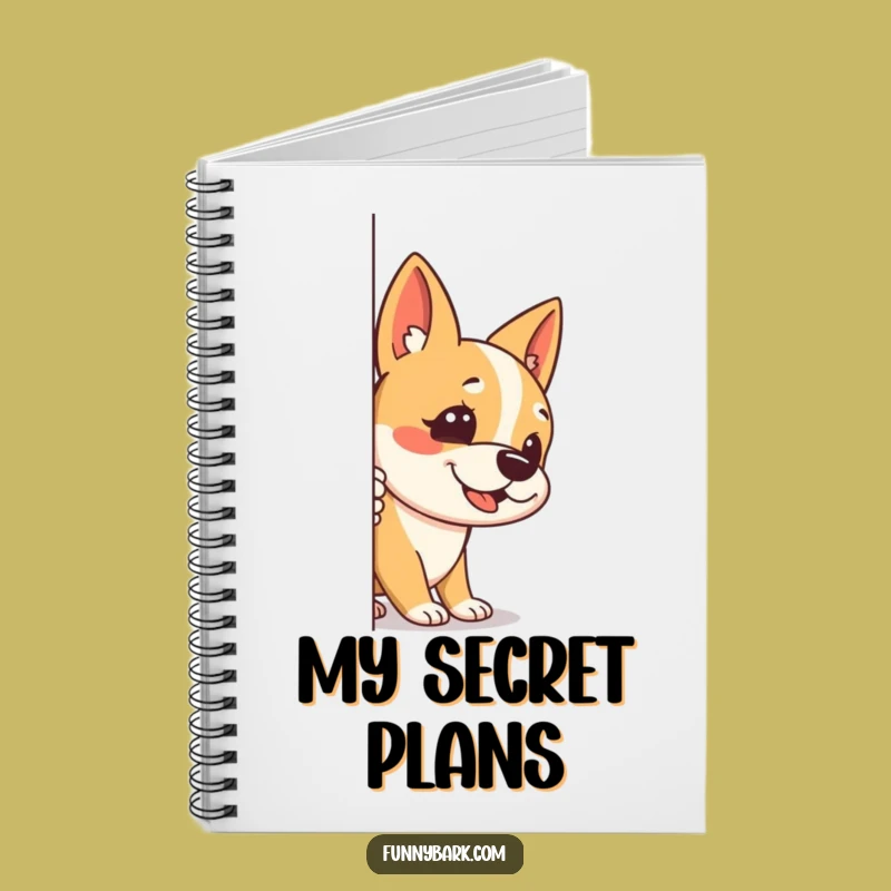 Funny Stealth Dog Notebook: Peek-a-Bark Journal - Hilarious Gift for Ideas