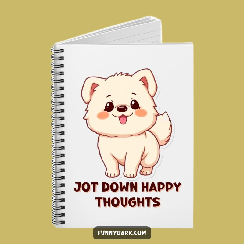 Funny Fluffy Dog Notebook - Jot Down Exciting Ideas!