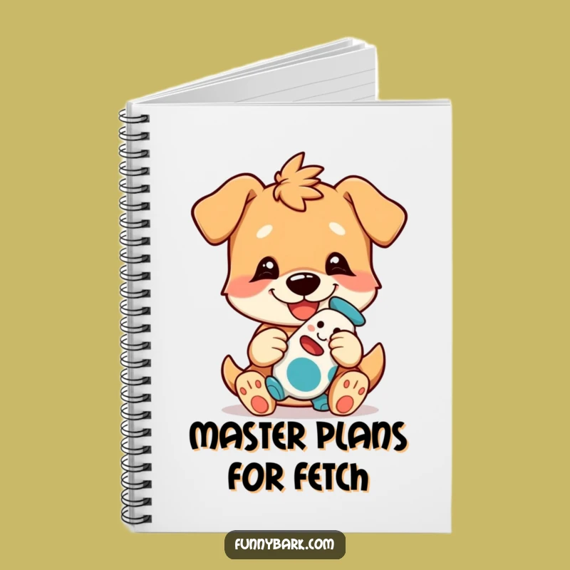 Funny Dog Journal - Playful Pup with Toy, Amazing Funny Gift!