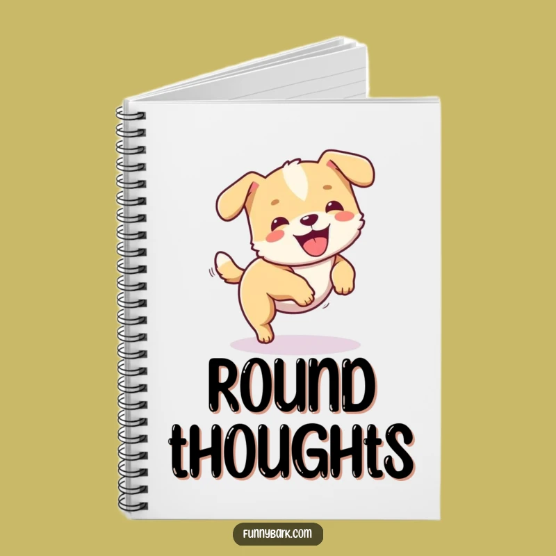 Funny Dog Tail Chase Notebook: Spirited Pooch Journal, Playful Humorous Gift