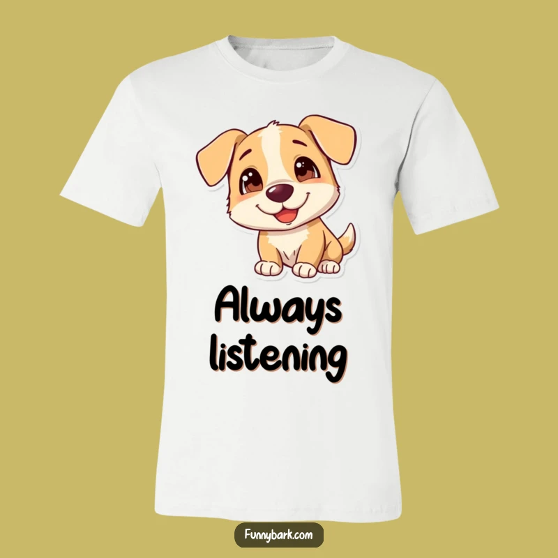 Funny Curious Dog T-Shirt: Unleash Laughter with This Humorous Tee Gift