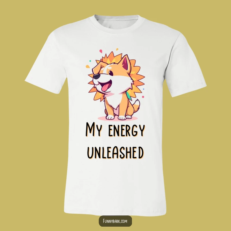 Funny Colorful Bark T-Shirt: Wear Your Energy with Joyful Style