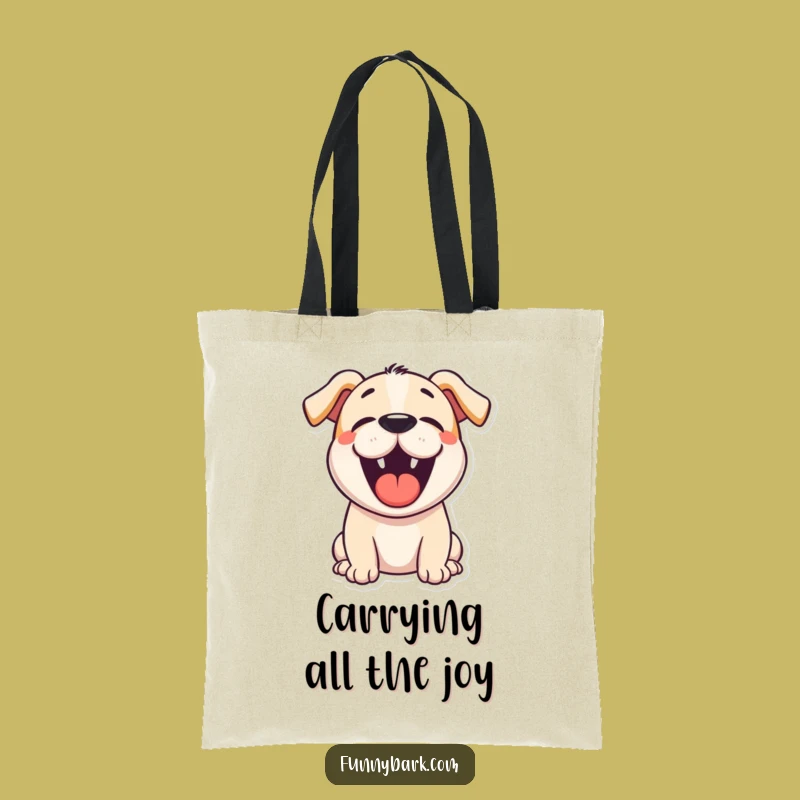 Funny Barking Dog Tote Bag: Carry Your Essentials with Hilarious Canine Energy, Great Gift