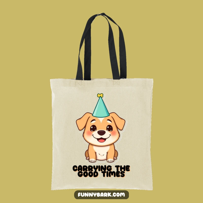 Funny Dog Party Tote Bag: Carry Your Celebration Everywhere!
